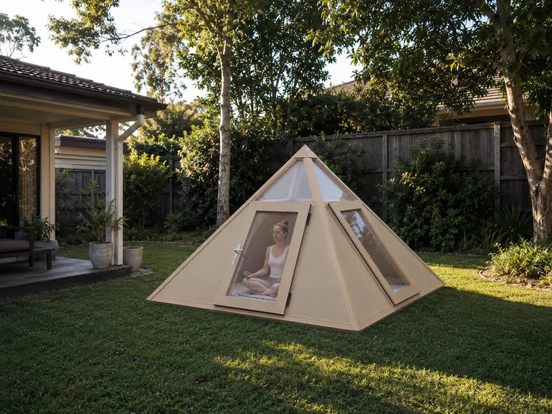 Guang Pyramid 1.0 in an Australian backyard
